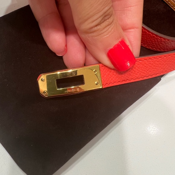 *BRAND NEW* HERMES Kelly Double Tour Bracelet in Epsom Leather - Picture 7 of 8